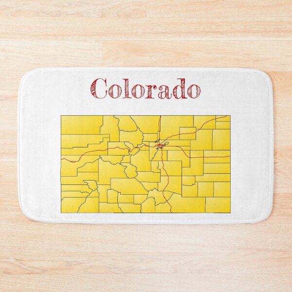 Item preview, Colorado Counties & Interstates designed and sold by PhilbonianDezin.
