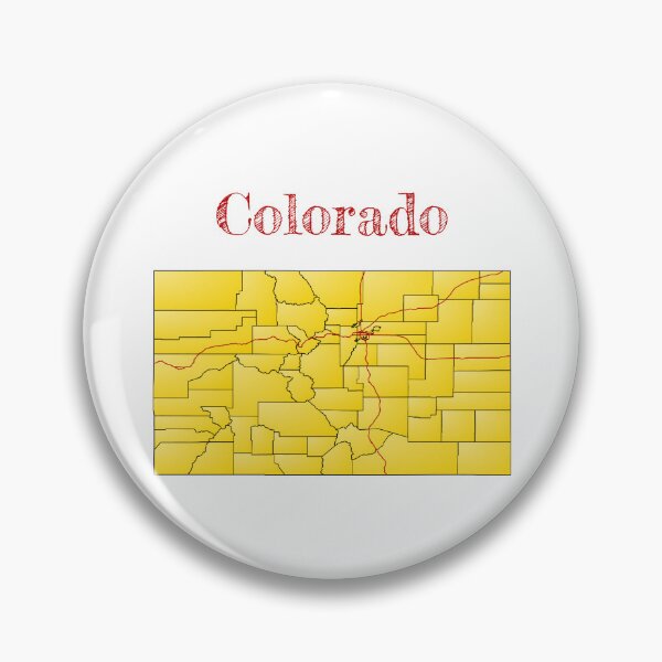 Item preview, Colorado Counties & Interstates designed and sold by PhilbonianDezin.