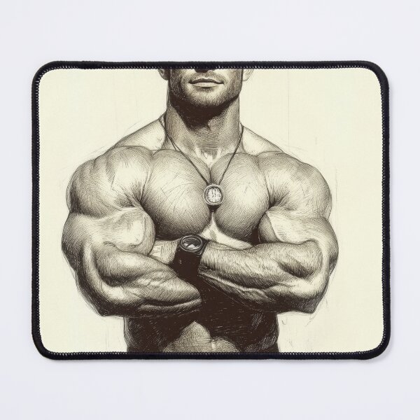 Item preview, Torso Portrait - Suns out, guns out designed and sold by ChanningsPinups.