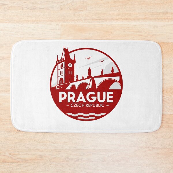 Item preview, Prague Czech Republic Travel Retro Emblem - Vintage City Souvenir Design designed and sold by andres felipe  Guevara Rincon.