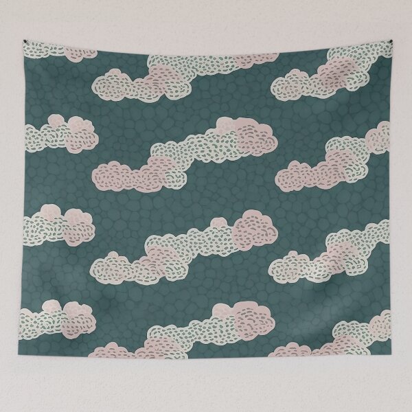 Item preview, Abstract Texture Clouds Pattern designed and sold by bubblegoth.