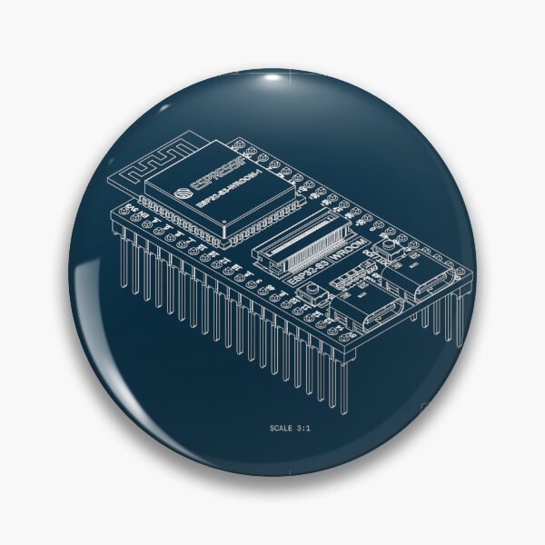 Item preview, ESP32-WROOM-1 CAD Drawing designed and sold by Richies3D.