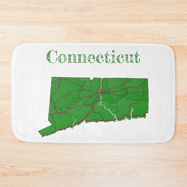 Item preview, Connecticut Counties & Major Roads designed and sold by PhilbonianDezin.