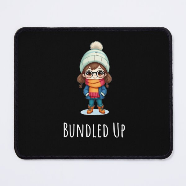 Item preview, Winter Festivities, cute anime girl, winter blues, holidays gifts, bundled up designed and sold by Artheaven77.