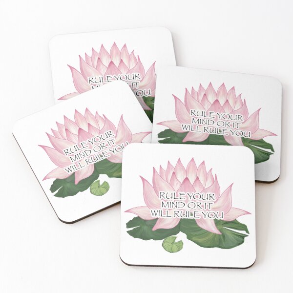 Artikelvorschau, Beherrsche deinen Verstand, oder er wird über dich herrschen. Lotus entworfen und verkauft von fujinoart.