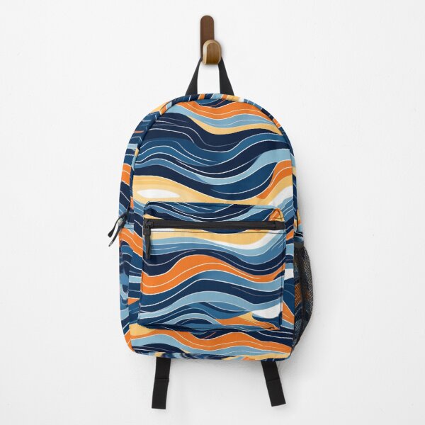 Item preview, Abstract Ocean Wave Stripes designed and sold by Myra365Art.