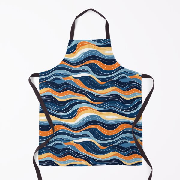 Item preview, Abstract Ocean Wave Stripes designed and sold by Myra365Art.