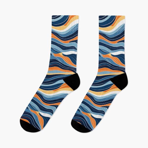 Item preview, Abstract Ocean Wave Stripes designed and sold by Myra365Art.
