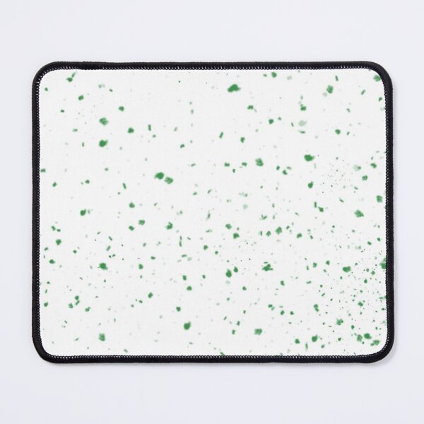 Item preview, Green Paint Splatter Pattern on White Background designed and sold by Beautiful art store.