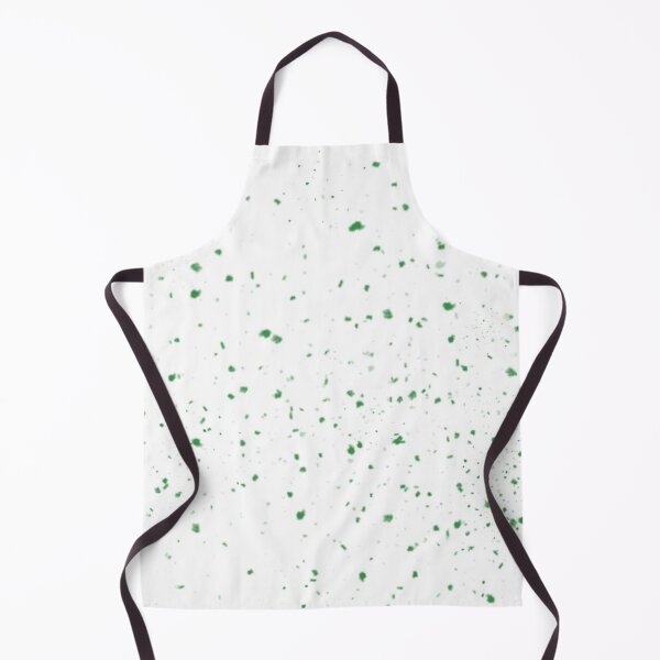 Item preview, Green Paint Splatter Pattern on White Background designed and sold by Beautiful art store.