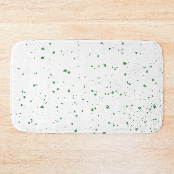Item preview, Green Paint Splatter Pattern on White Background designed and sold by Beautiful art store.