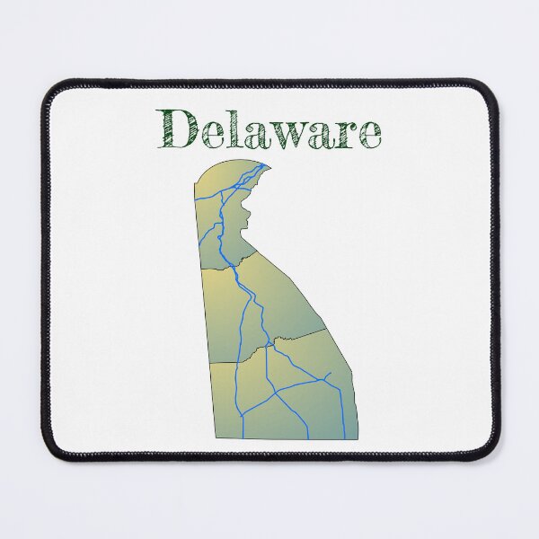 Item preview, Delaware Counties & Major Roads designed and sold by PhilbonianDezin.