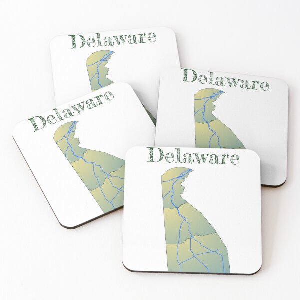Item preview, Delaware Counties & Major Roads designed and sold by PhilbonianDezin.
