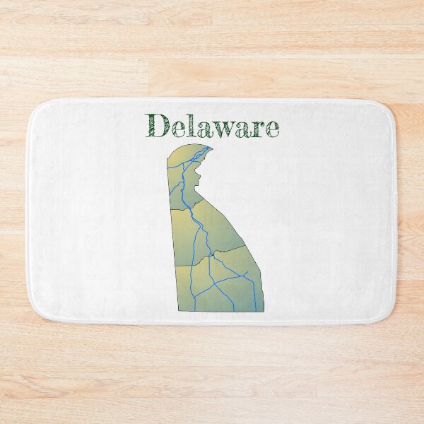 Item preview, Delaware Counties & Major Roads designed and sold by PhilbonianDezin.