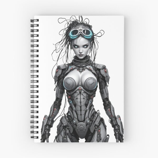 Item preview, Cyberpunk Robot Girl designed and sold by LustandPaint.