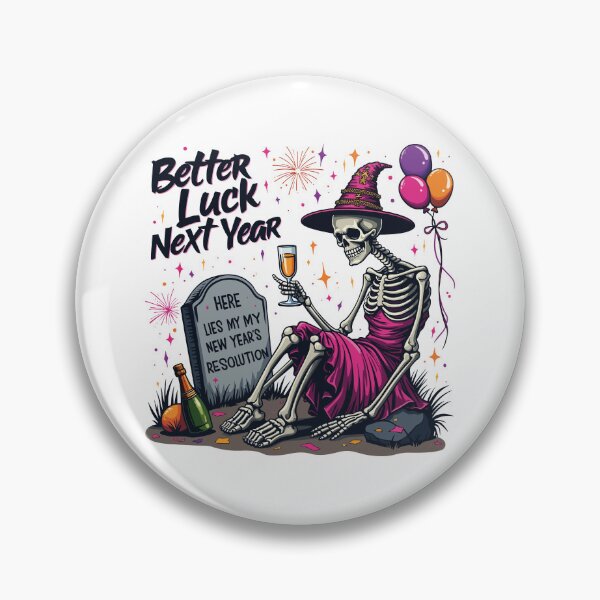 Item preview, Skeleton Resolutions: Funny New Year T-Shirt designed and sold by Krasnovaovaova.