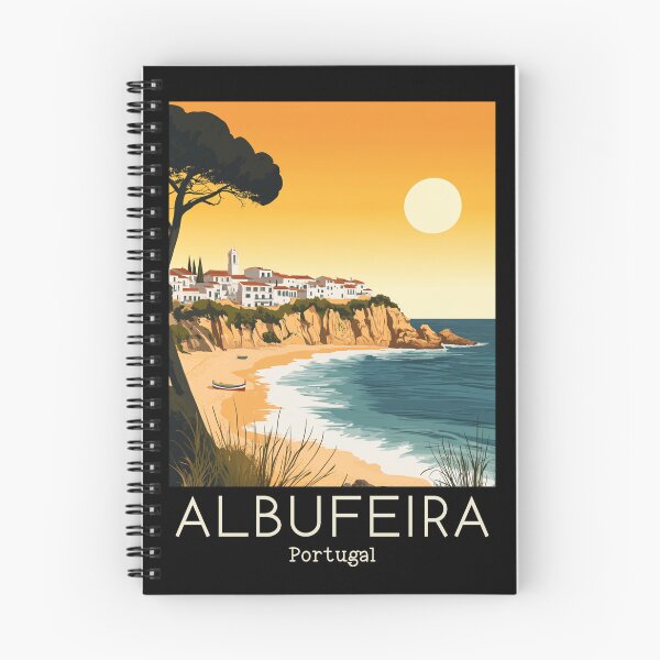 Item preview, A Vintage Travel Illustration of Albufeira - Portugal  designed and sold by GoodOldVintage.