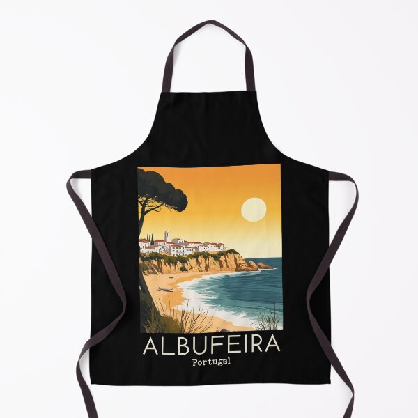 Item preview, A Vintage Travel Illustration of Albufeira - Portugal designed and sold by GoodOldVintage.