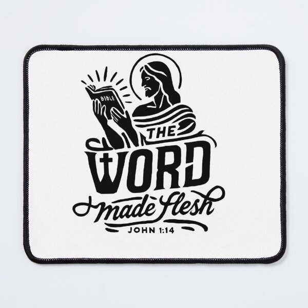 Item preview, The Word Made Flesh designed and sold by DailyGospel | Christian Art and Design.