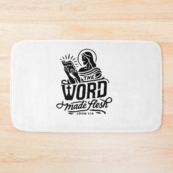 Item preview, The Word Made Flesh designed and sold by DailyGospel | Christian Art and Design.