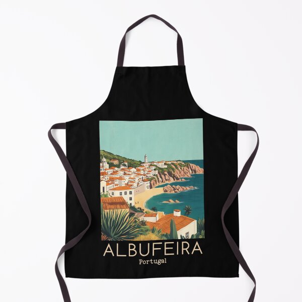 Item preview, A Vintage Travel Illustration of Albufeira - Portugal designed and sold by GoodOldVintage.