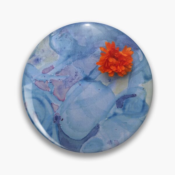 Item preview, Orange on Blue designed and sold by Ekirlufly.