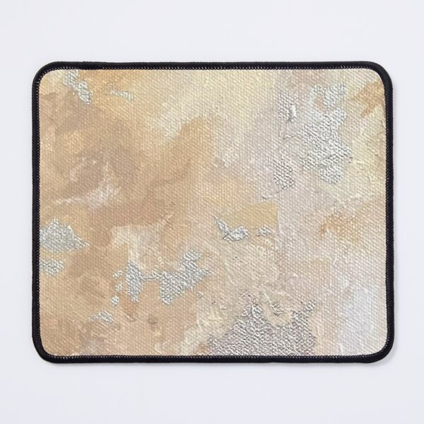 Item preview, Silver abstract designed on taupe tones background designed and sold by fujinoart.