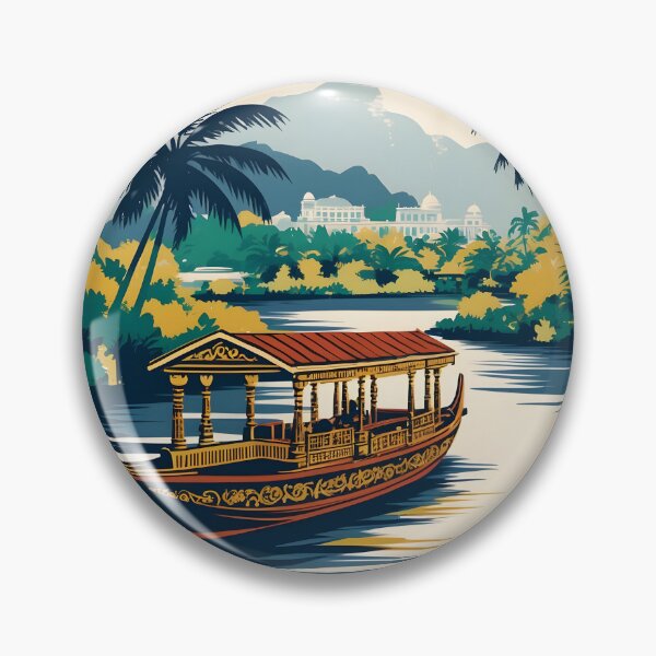 Item preview, Muar Malaysia Vintage Travel Tourism designed and sold by TravelersGems.