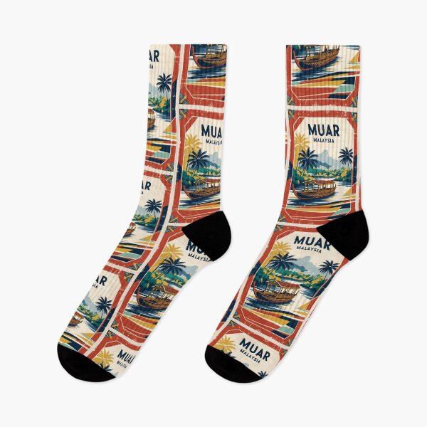 Item preview, Muar Malaysia Vintage Travel Tourism designed and sold by TravelersGems.