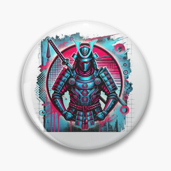Item preview, Blue Samurai Warrior designed and sold by SpotWarehouse.