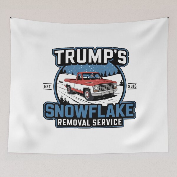 Item preview,  Trump's Snowflake Removal Service Funny Trump 2024  designed and sold by studiopekepeke.