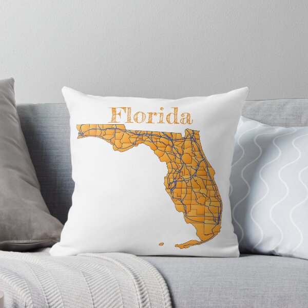 Item preview, Florida Counties & Major Roads designed and sold by PhilbonianDezin.