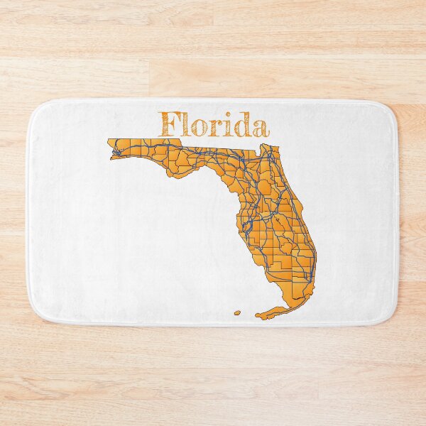 Item preview, Florida Counties & Major Roads designed and sold by PhilbonianDezin.