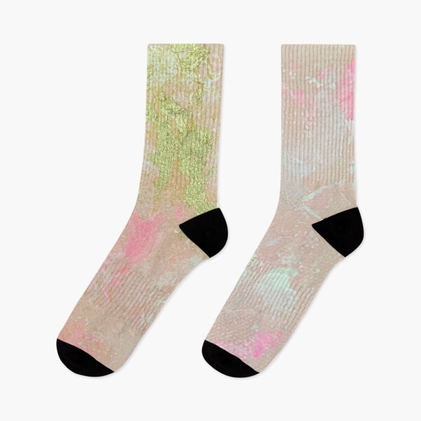 Item preview, Cuadro abstracto con diseño en tonos dorado y rosa ruborizado designed and sold by fujinoart.