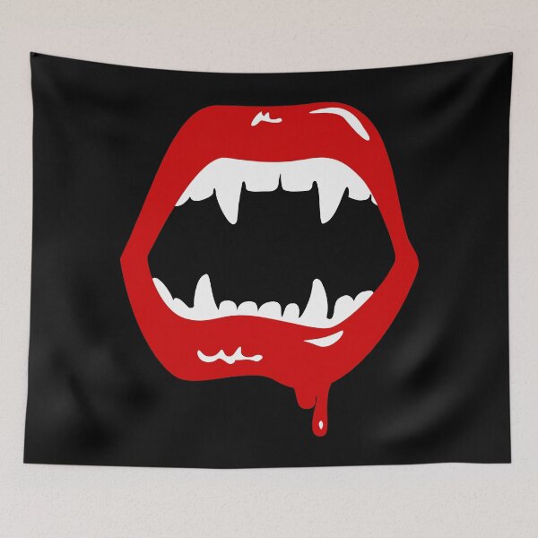 Item preview, vampire fangs spooky scary monster designed and sold by Gossip Rag.