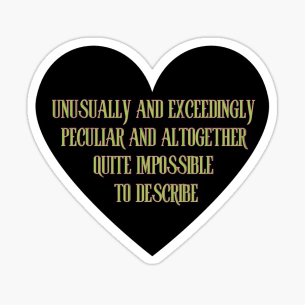 Item preview, Black and Green Popular Wicked Witch Wizard Musical Lyric Heart designed and sold by Love And A Design.