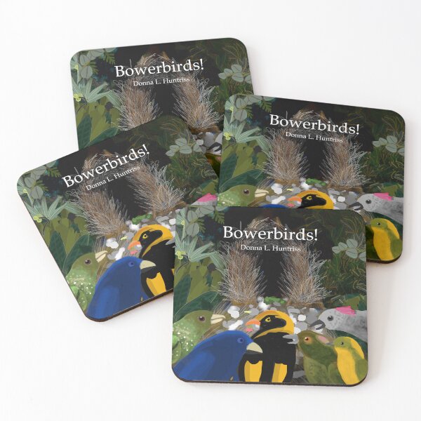 Item preview, Bowerbirds Square Book Front Cover designed and sold by Donnahuntriss.