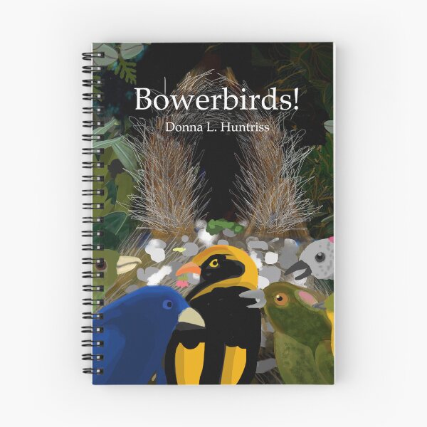 Item preview, Bowerbirds Square Book Front Cover designed and sold by Donnahuntriss.