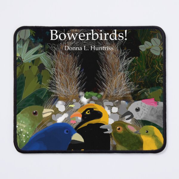 Item preview, Bowerbirds Square Book Front Cover designed and sold by Donnahuntriss.