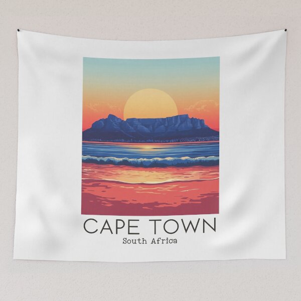 Item preview, A Vintage Travel Poster of Cape Town - South Africa designed and sold by GoodOldVintage.