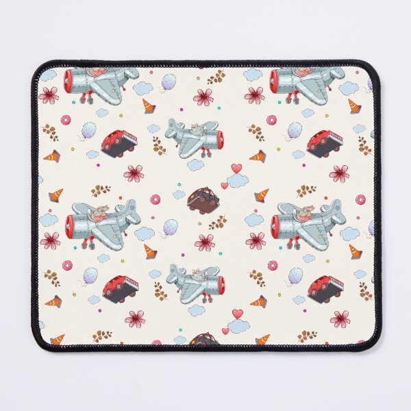 Item preview, Cat and dog fly away with airplane pattern design for kids designed and sold by Franco Moody.