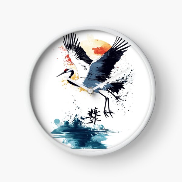 Item preview, Majestic Crane 鶴の舞 designed and sold by PrintsByFrank.