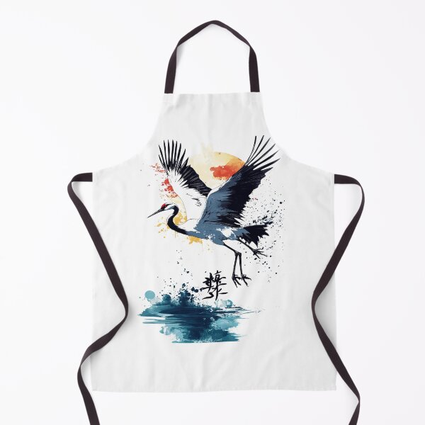 Item preview, Majestic Crane 鶴の舞 designed and sold by PrintsByFrank.