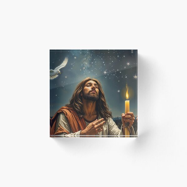 Item preview, Jesus in the Wilderness designed and sold by Skye Ryan-Evans.