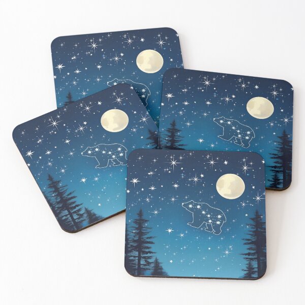 Item preview, Forest Animals Contemplating Ursa Major Constellation designed and sold by Ciervo Primavera.