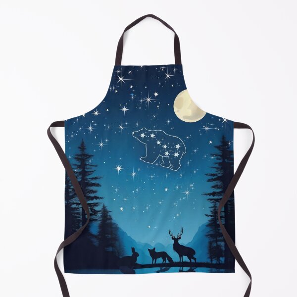 Item preview, Forest Animals Contemplating Ursa Major Constellation designed and sold by Ciervo Primavera.