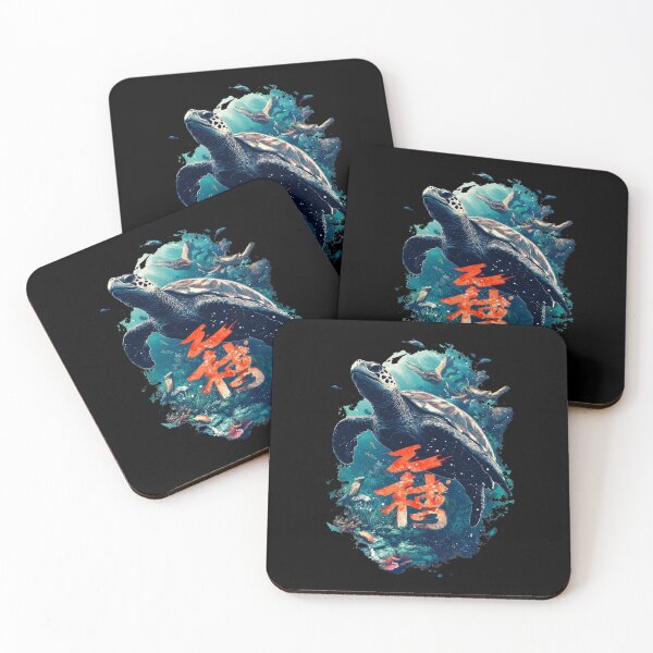 Item preview, Wise Turtle 亀の知恵 designed and sold by PrintsByFrank.