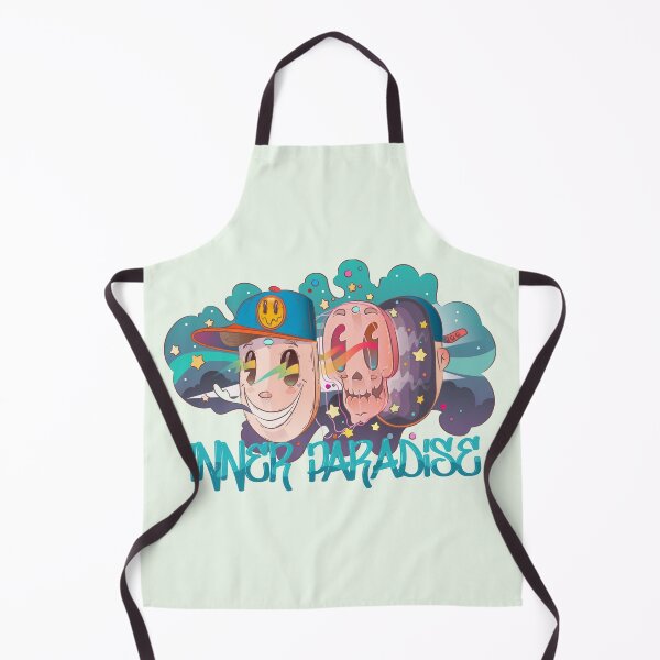 Item preview, Inner Paradise urban art illustration with pink skull and stars designed and sold by Franco Moody.