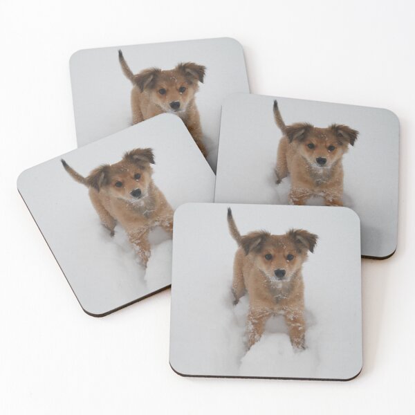 Item preview, little puppy in the snow designed and sold by Ekirlufly.