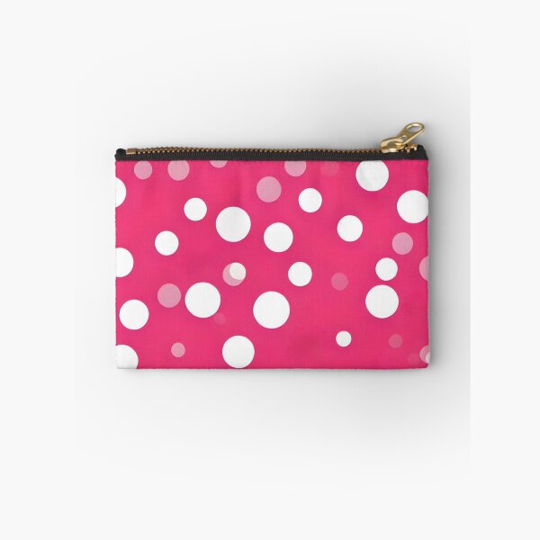 Item preview, Puntos Caprichosos Blancos Y Grises Fondo Fucsia designed and sold by Ciervo Primavera.